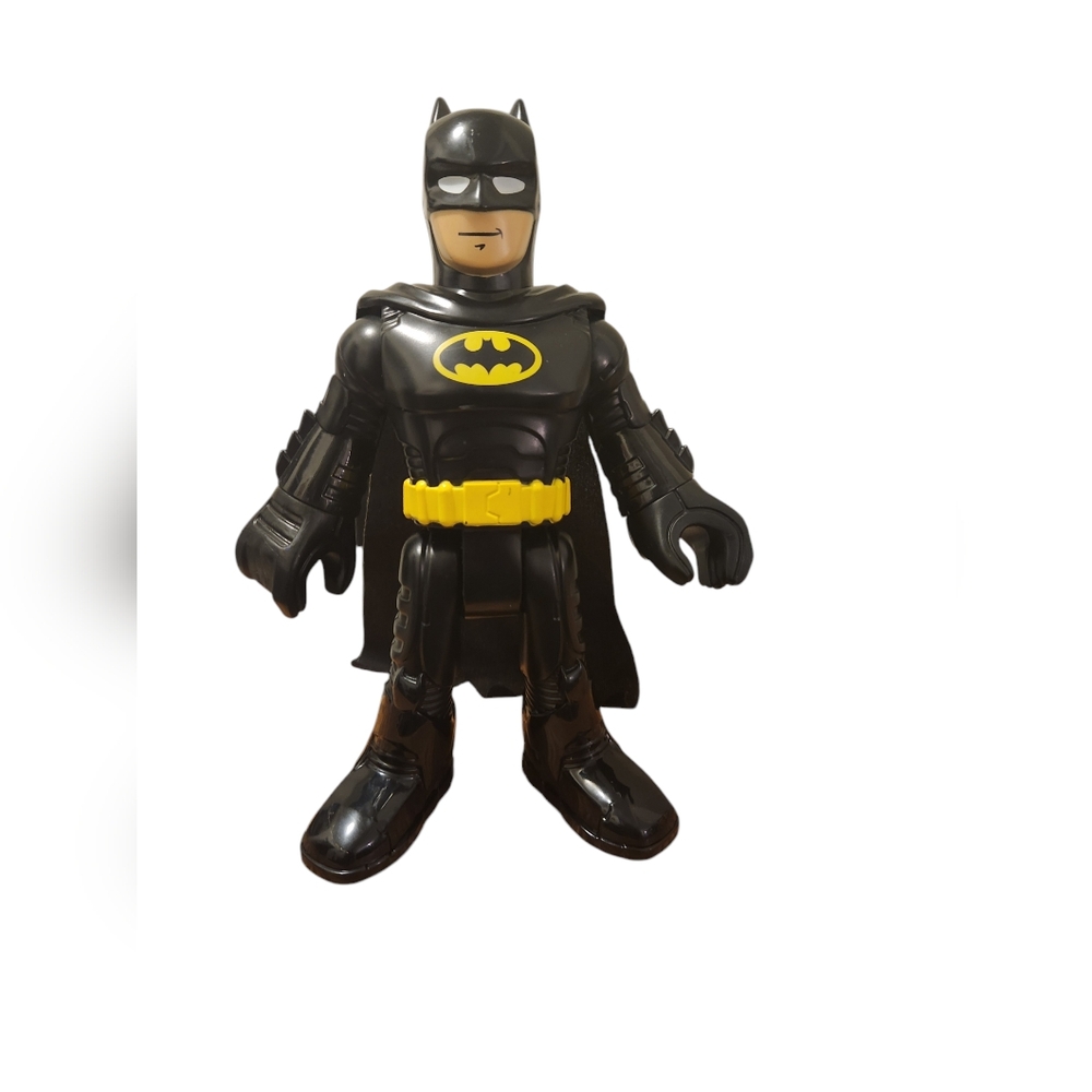 2019 MATTEL CHUNKY LARGE BATMAN ACTION FIGURE 9” W/ CLOTH CAPE DC COMICS